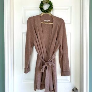Tan wrap sweater